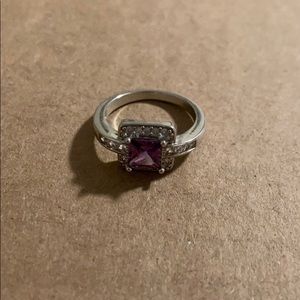 Women’s Purple Silver Ring Size 8